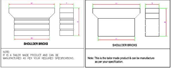 Shoulder And Hanger Bricks 
